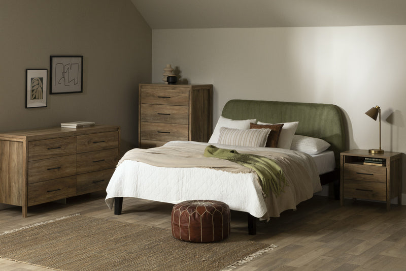 Gravity 2-drawer Nightstand - Natural Mango 