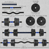 Soozier Adjustable Dumbbell Set, 3 in 1 Weights Set for Home Gym, 55lb
