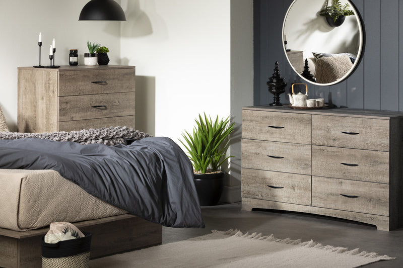 Step One 6-drawer Dresser - Weathered Oak 