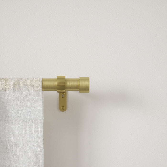 Umbra Cappa Gold Expandable 1\" Curtain Rod - 36\"-66\" 