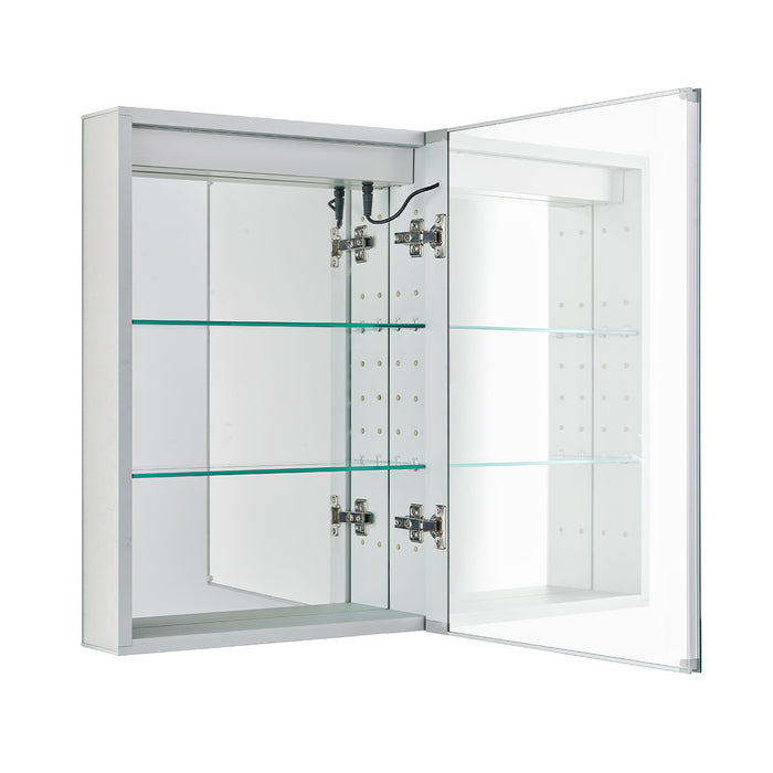 Stapik LED Medicine Mirror Cabinet - Silver