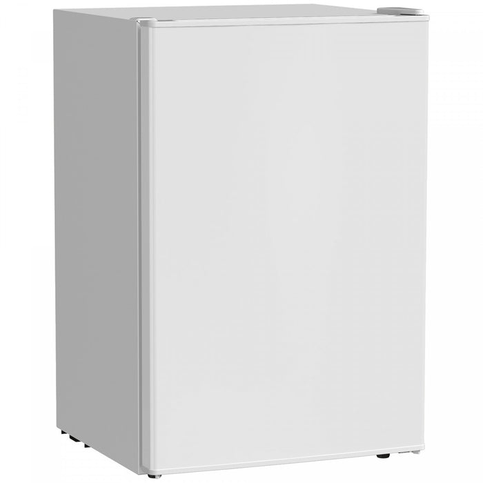 HOMCOM 2.5 Cu Ft Mini Fridge with Freezer, Small Refrigerator, White