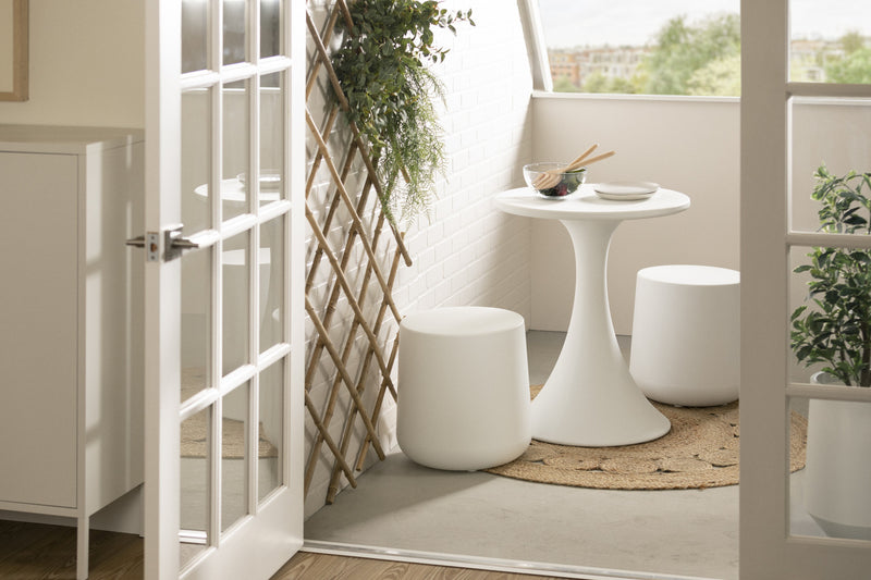 Dalya Patio Bistro Table - White