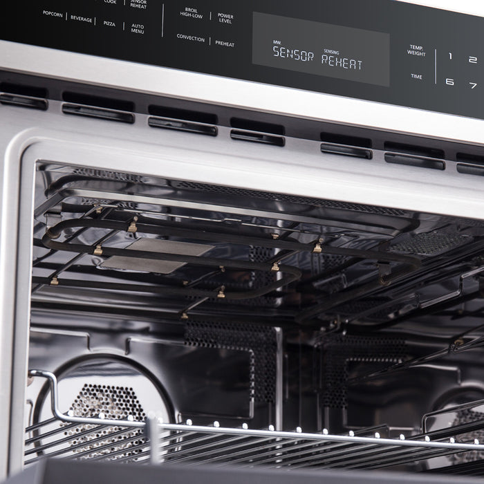 Forno Oliena 30 Inch Built-In Microwave Convection Oven, 1.6 cu.ft. - FMWDR3093-30