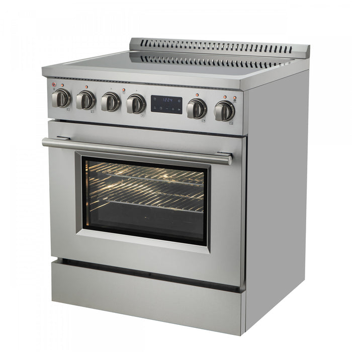 Forno Torino 30\" Induction Range, Stainless Steel - FFSIN0936-30