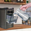 Kenmore Front-Load Countertop Ice Maker 26lb/24hr Black Stainless Steel | Machine a glacons a chargement frontal Kenmore, 26 lb/24 h, acier inoxydable noir