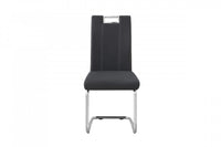 Paladin Dining Chair Grey Fabric (set Of 2)