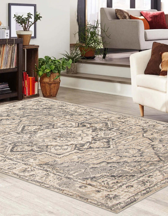 Priya Grey Area Rug - 5'0\" x 8'0\"