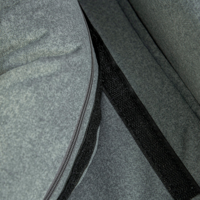 Pawhut Dog Sofa Bed With Removable Pillows, Foam Pet Sofa Cat Sofa With Removable Washable Cushion, Water-resistant Fabric, For Medium And Large Dogs, Grey