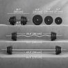 Soozier 3-in-1 Adjustable Dumbbell Set, 110 lb Weights Dumbbells Set