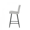 Marielle Grey Upholstered Bar Stool (Set of 2) | Tabouret de bar Marielle rembourre gris (ens. de 2)