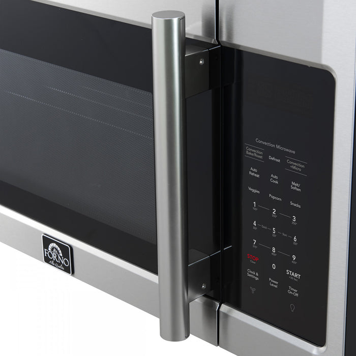 Forno Fornace 30-Inch Over the Range Convection Microwave, Stainless Steel, 1.5 cu.ft -FOTR3038-30