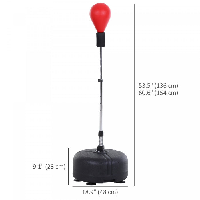 Soozier Punching Bag, Boxing Bag Set With 6 Suction Cups And Boxing Gloves