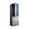 Forno Azienda 24" Dual Zone Wine Cooler, 15.8 Cu.Ft, 108 Bottles & 100 Cans, Stainless Steel - FWCDR6628-24S Refrigerator | Azienda cellier a vin 24 po a deux zones, 15,8 pi³, 108 bouteilles et 100 canettes, acier– FWCDR6628-24S