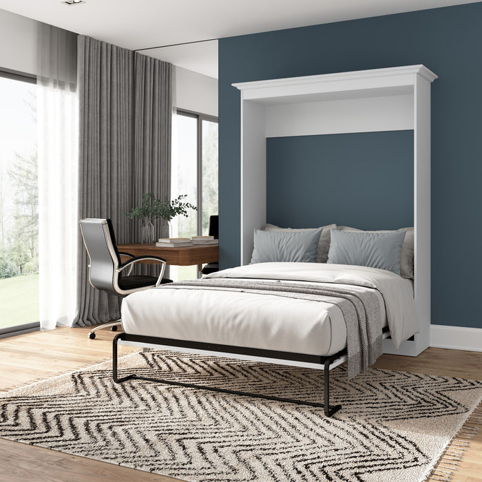 Bestar Versatile 64 W Full Murphy Bed - White