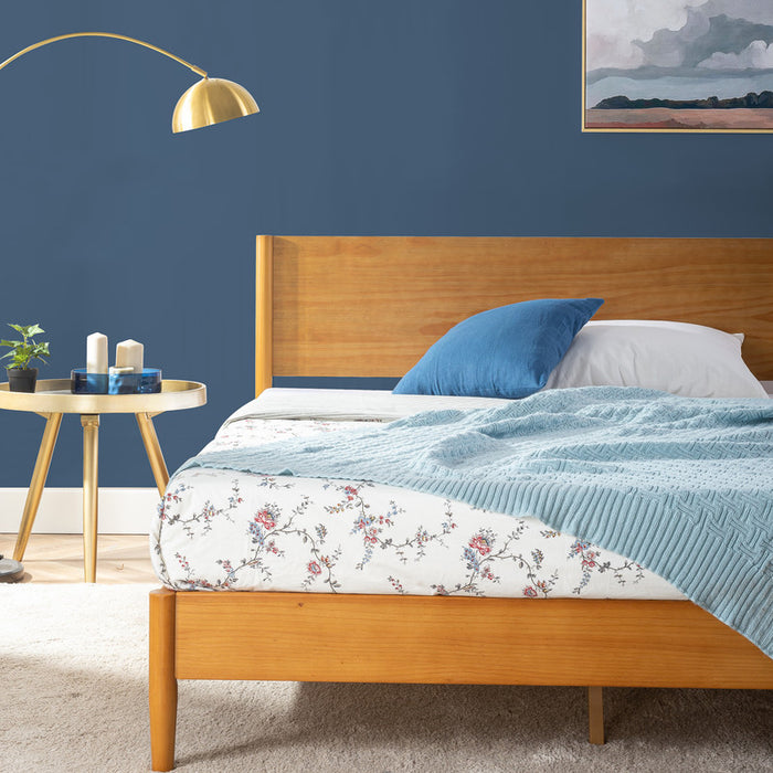 Allen Bamboo Platform Bed with Headboard - King Size