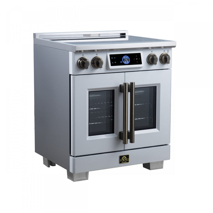 Forno Maximus 30 Inch Induction Range White, 4.32 cu.ft - FFSIN0932-30WHT Electric Range