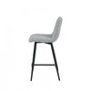 Corbin Mid Grey Upholstered Bar Stool (Set of 2) | Tabouret de bar Corbin rembourre gris moyen (ens. de 2)