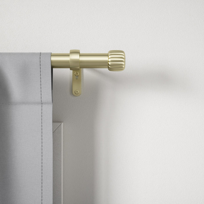 Umbra Cleo Gold Expandable 1\" Curtain Rod - 36\"-66\" 