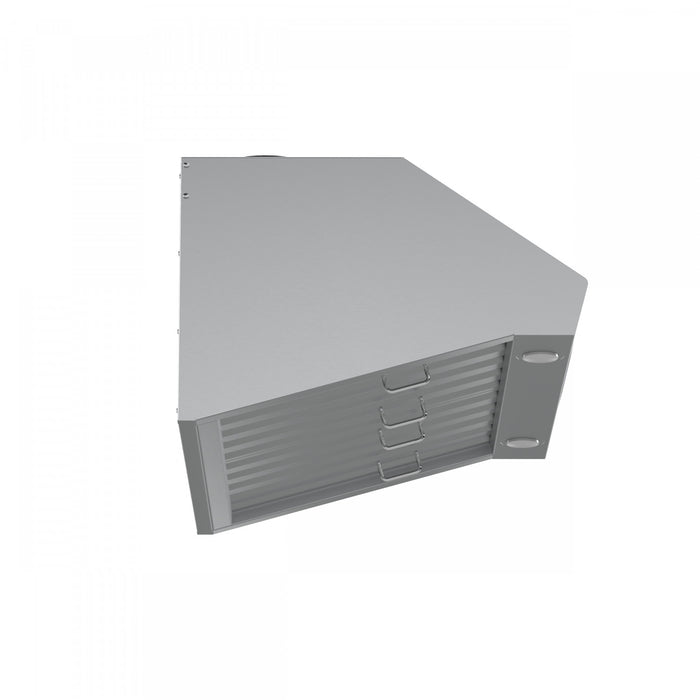 Forno Palazzo 30\" Wall Mounted Range Hood, Stainless Steel,Baffle Filters-FRHWM5029-60