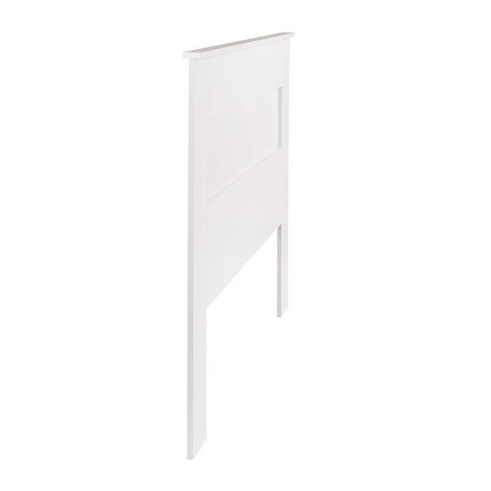 Queen Flat Panel Headboard - White
