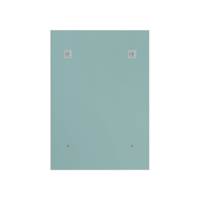 Dovetail 24 Inch Frameless Rectangular Mirror In Chrome