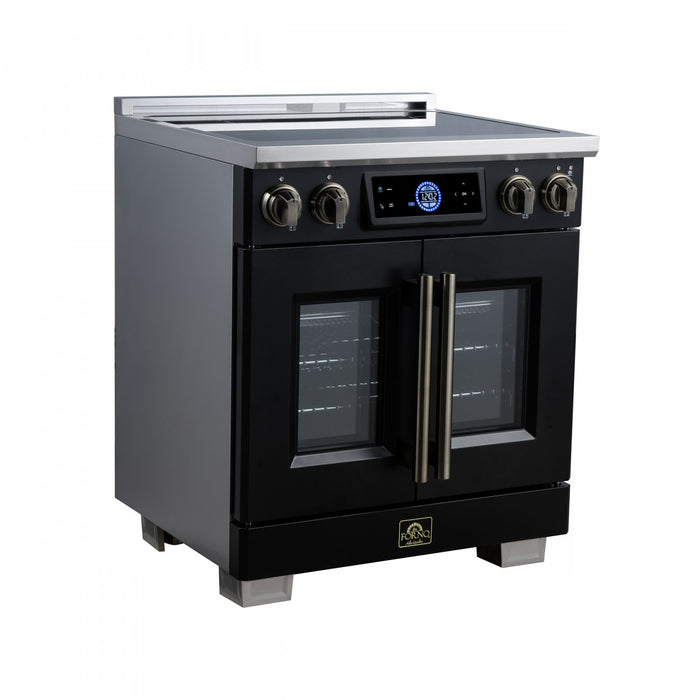 Forno Maximus 30 Inch Induction Range Black, 4.32 cu.ft - FFSIN0932-30BLK Electric Range