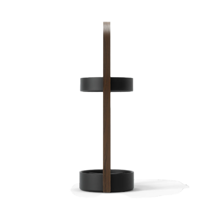 Umbra Modern Steel Bellwood Umbrella Stand - Black and Walnut
