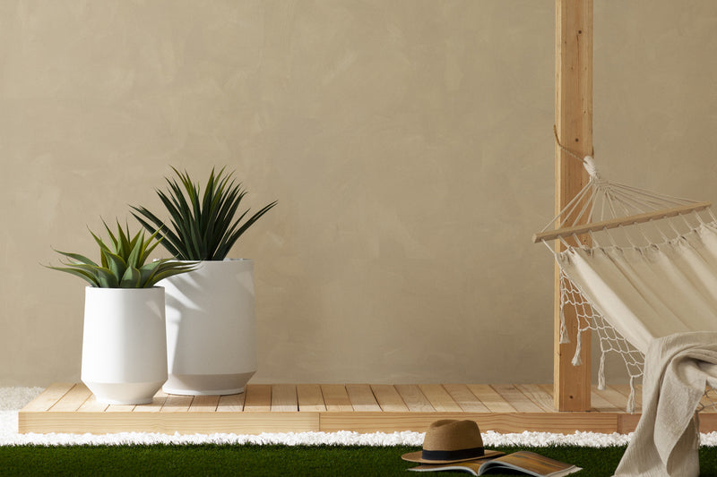 Dalya 2-Piece Planter - White