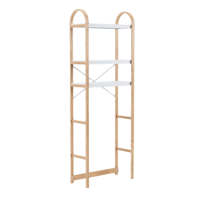 Umbra Modern Bellwood Over-Toilet Shelves - White and Natural