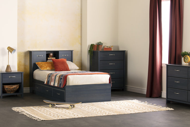 Ulysses 6-drawer Dresser - Blueberry 