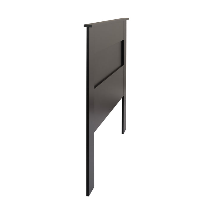 Queen Flat Panel Headboard - Black