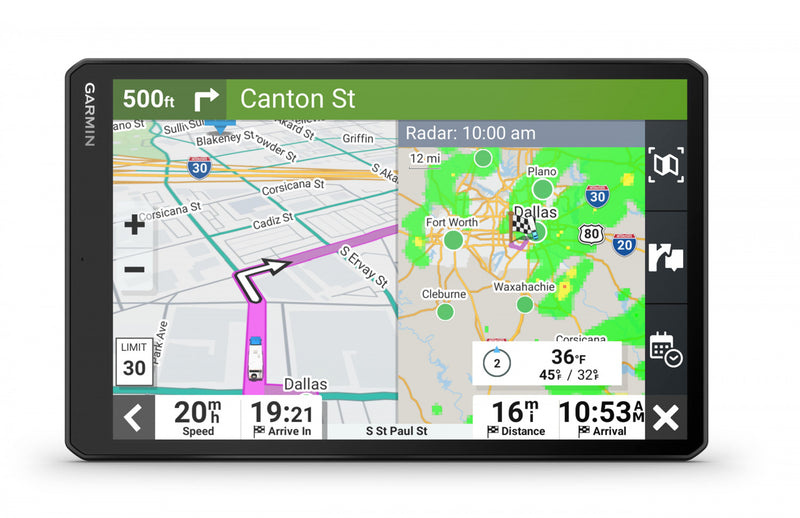 Garmin Rv 1095, 10\" Rv Gps Navigator - Custom Routing & Road Warnings W/ 10\" Wide View Ips