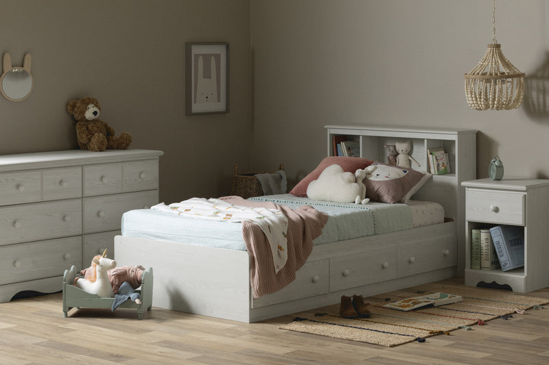 Summer Breeze 6-Drawer Dresser - White Pine