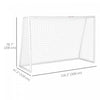 Soozier 9.8 x 6.6ft Soccer Goal, Portable Soccer Practice Net with PE Net