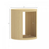 Alure Contemporary 20" End Table in Natural Oak | Table d’appoint contemporaine Alure 20" en chene naturel