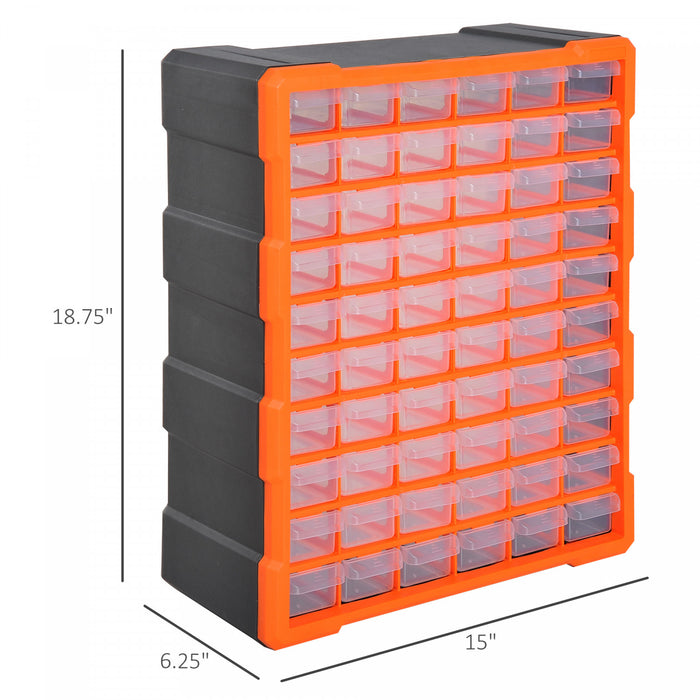 Durhand 60 Drawers Parts Organizer Storage Container