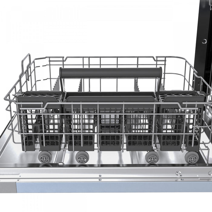 Forno Rivestito 24 Inch Panel Ready Dishwasher, Quiet 45 dB, Stainless Steel Interior - FDWBI8011-24