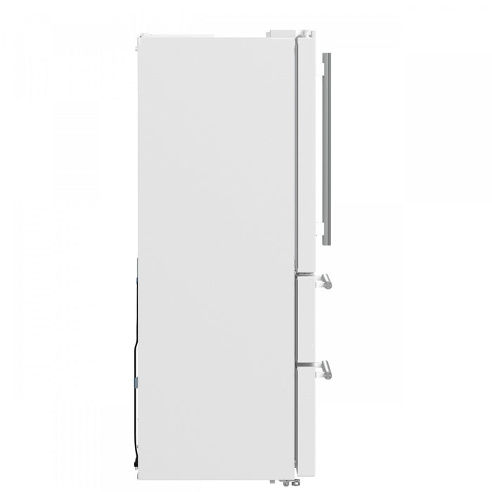 Forno Espresso Moena 36-inch French Door Refrigerator in White, 19.2 cu.ft. - FFRBI1820-36WHT