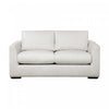 Cleo Contemporary Upholstered Loveseat in Cream | Canape deux places contemporain Cleo en tissu creme