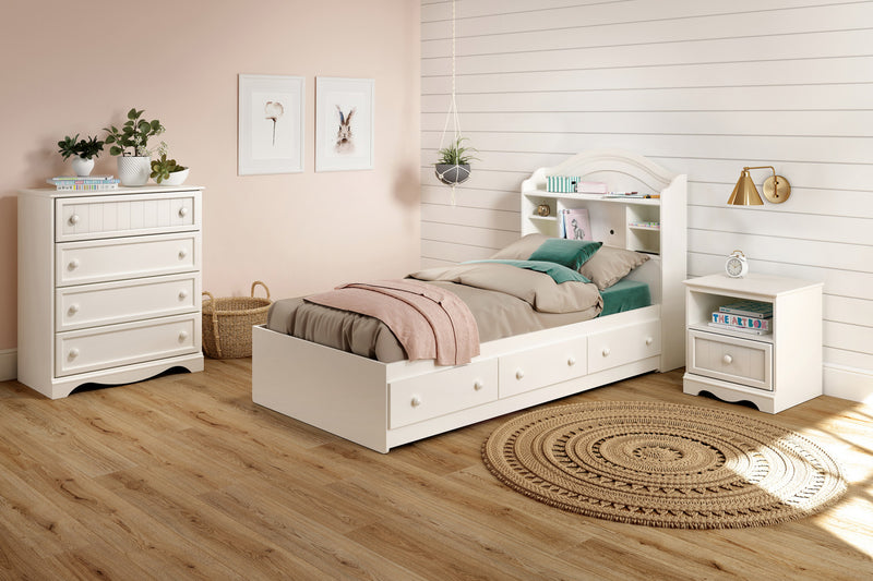 Savannah 4-drawer Chest - Pure White 