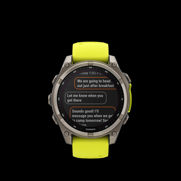 Garmin Fēnix 8 Solar Sapphire Smartwatch 47mm - Gps, Compass, Gyroscope And Barometric Altimeter 