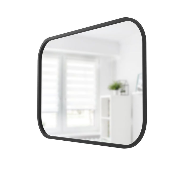 Umbra Hub Rectangular Mirror 24\" x 36\" - Black