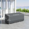 Outsunny Patio Furniture Covers Waterproof 600D, 75" x 28.3" x 29.9", Grey