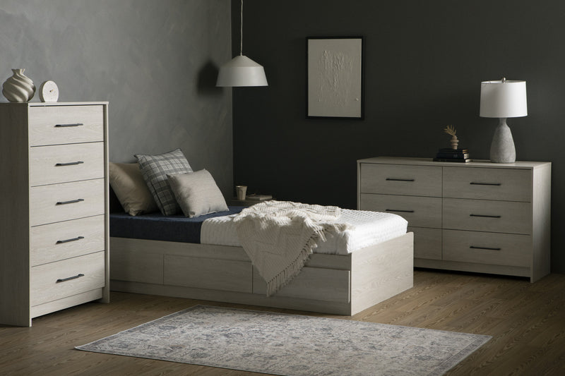 Londen 5-drawer Chest - Winter Oak 