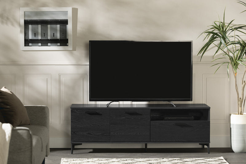 Musano 59\" TV Stand with Storage - Black Oak