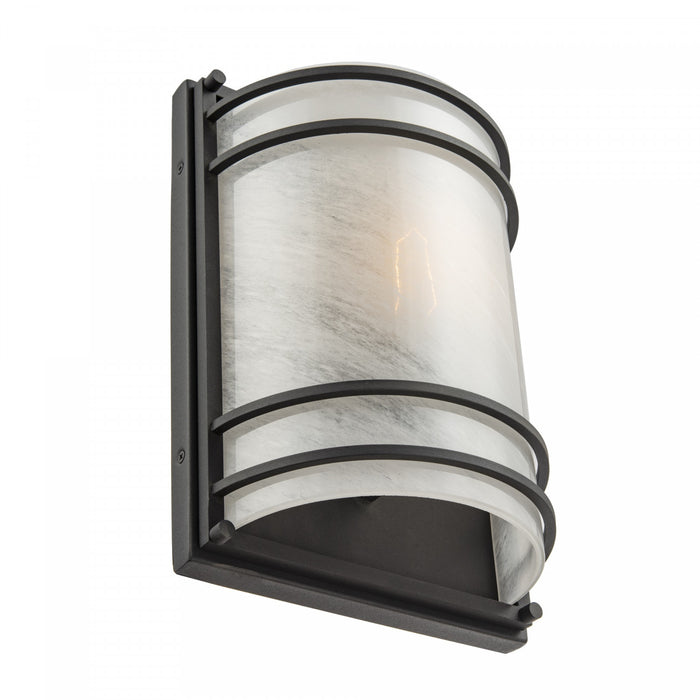 Keswick 1 Light Outdoor Wall Sconce 13\", Black