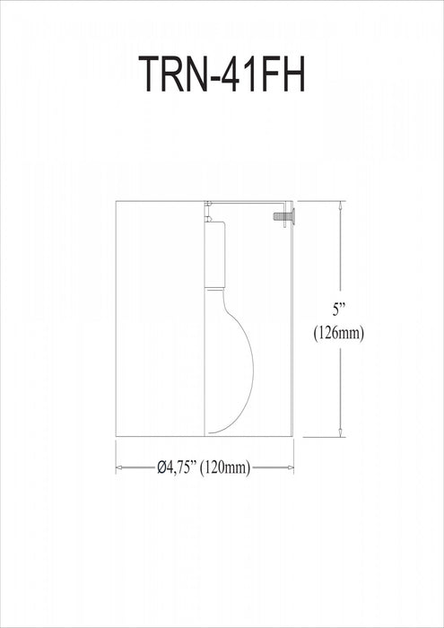 Dainolite Theron 1 Light Flush Mount Aged Brass Finish Lamp