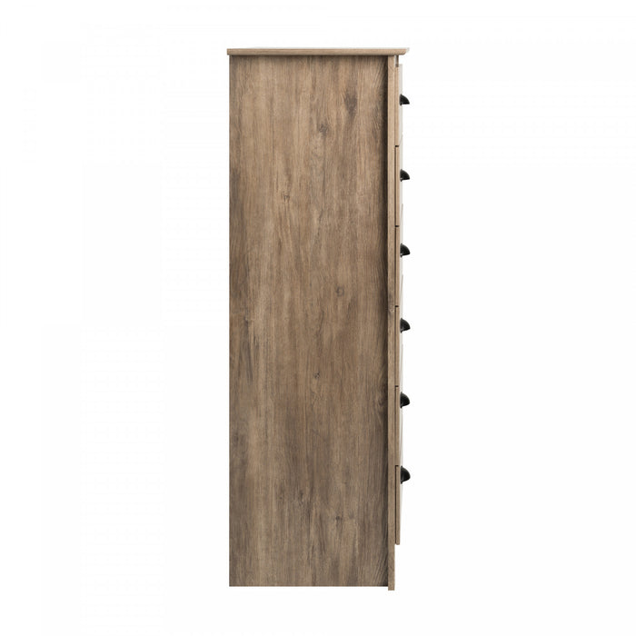 Salt Spring Tall 6-Drawer Chest - Drifted Grey