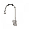 4 Function Pivoting Waterfall Pull-Down Kitchen Faucet with Power Wash. Brushed Nickel-FCWRMBND1 Laundry Combo | Robinet de cuisine cascade pivotant a 4 fonctions avec mode de nettoyage puissant. Nickel brosse-FCWRMBND1